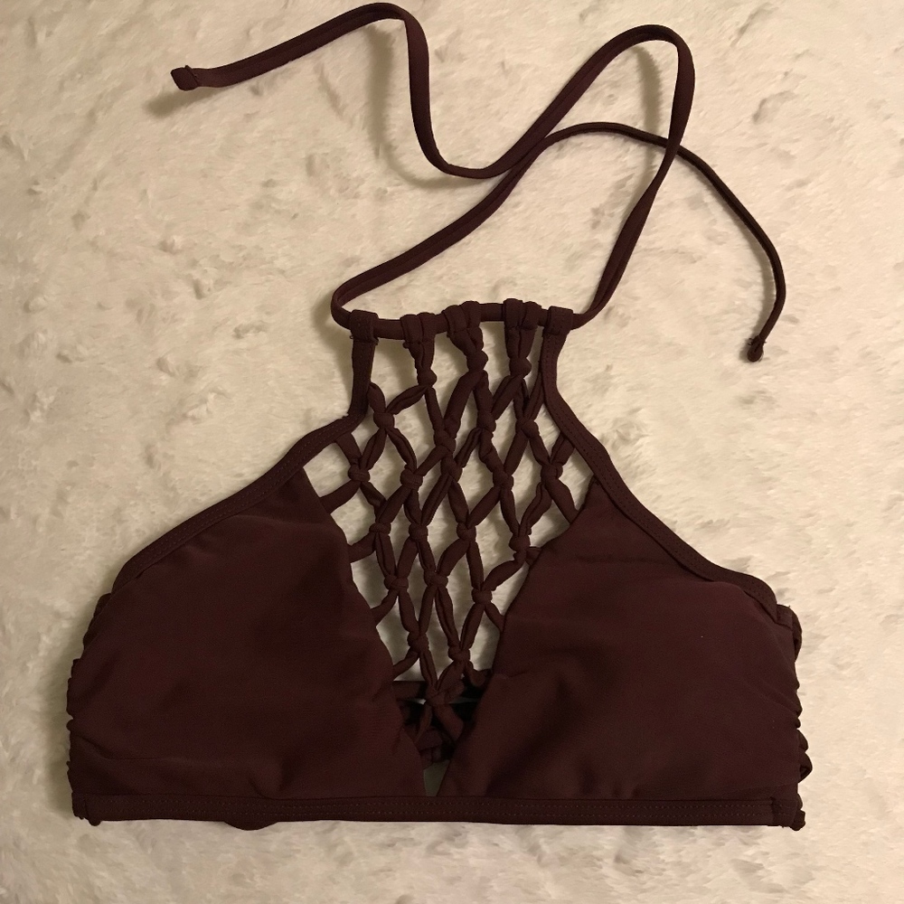 High neck Swim Suit Top (size small)